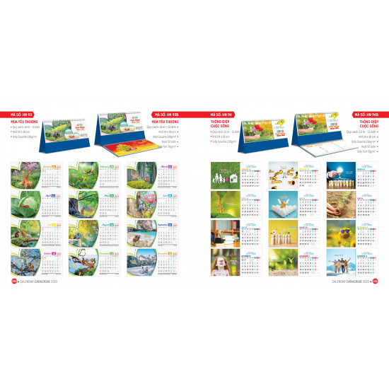 LỊCH ĐỂ BÀN 24x18