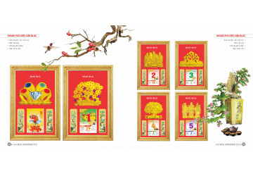 KHUNG PHÙ ĐIÊU GẮN BLOC 42x63 CM